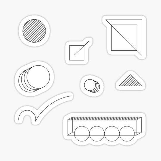 Discover Abstract Outlined Shapes
