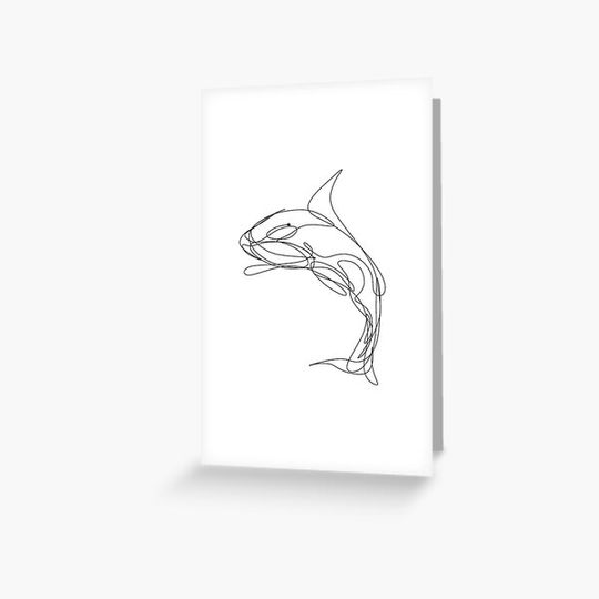 Discover Abstract linear dolphin on transparent background _ 4
