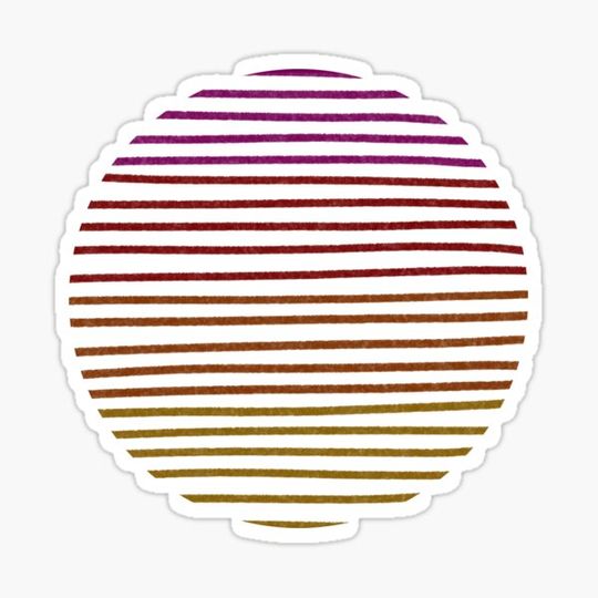 Discover Abstract Minimalist Sunset in Various Colors