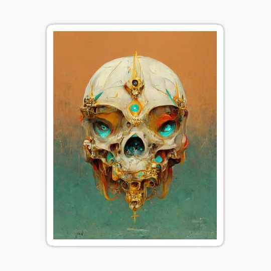 Discover Skull Abstract II