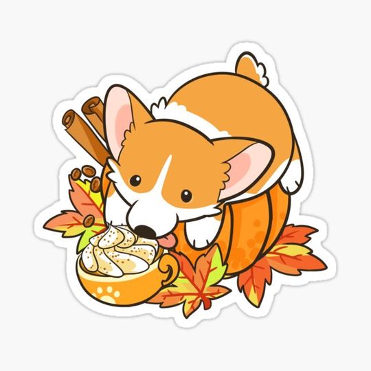 Discover Pumpkin Spice Corgi