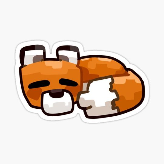 Discover Sleeping Minecraft Fox