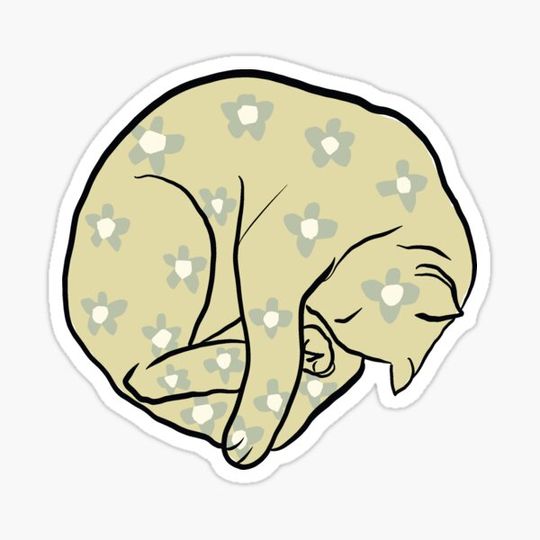 Discover Sleeping cat - no background