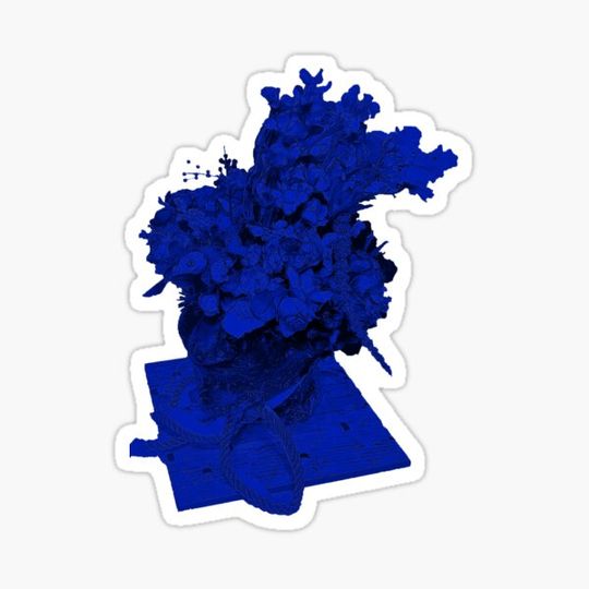 Discover Flower Head Blue
