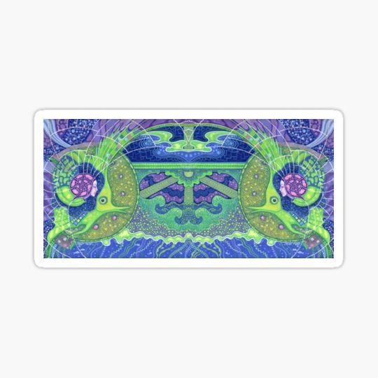 Discover Dream Of Full Moon, Mermaid Fish, Underwater Mirrored