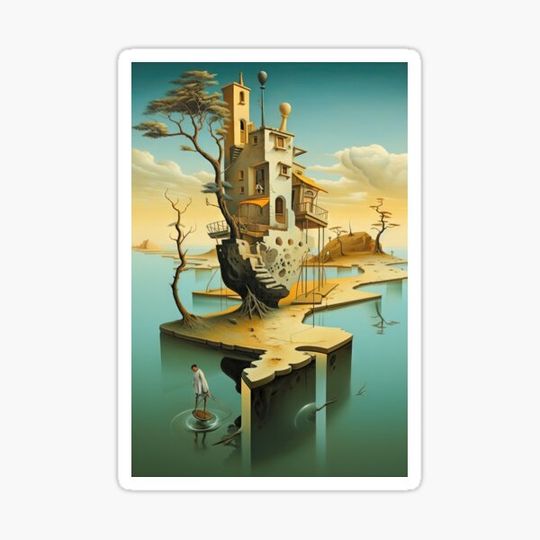 Discover The Floating Homestead: A Surreal Mirage