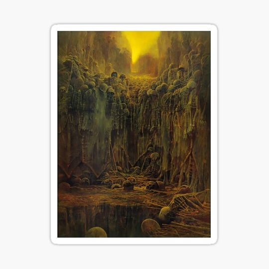 Discover Untitled (Abyss Of The Dead) by Zdzislaw Beksinski