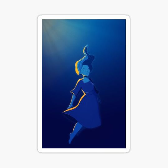 Discover Floating in Blue