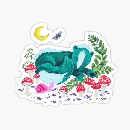 Discover Stinkin Adorable Moonlit Skunk