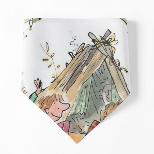 Discover Quentin Blake Inspired Whimsical Art Print