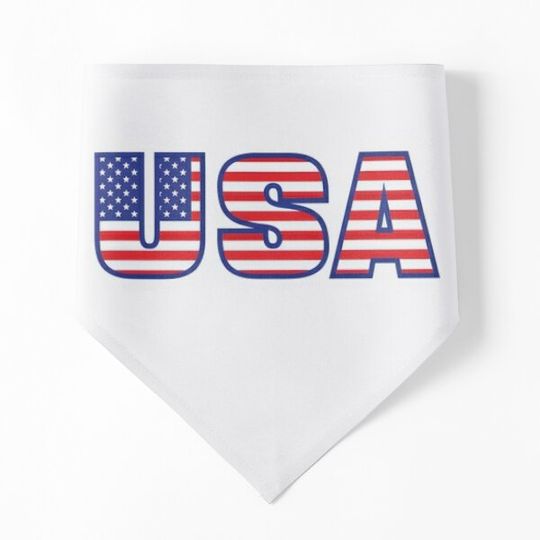 Discover USA Text Flag: Symbol of Freedom and Unity