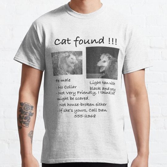 Discover Cat Found! Funny Pet Opossum Possum