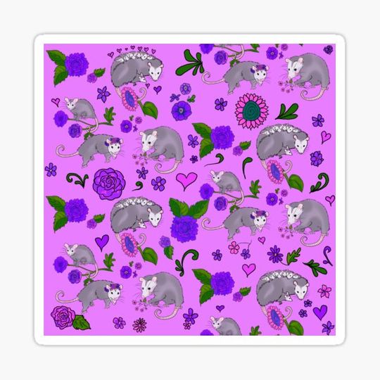 Discover Trash Royalty Possums But Make It Trippy Pastel Goth This Time