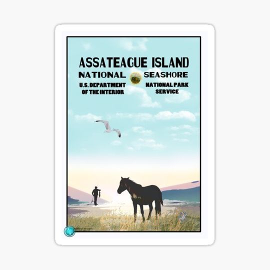 Discover WPA Style Assateague Seashore