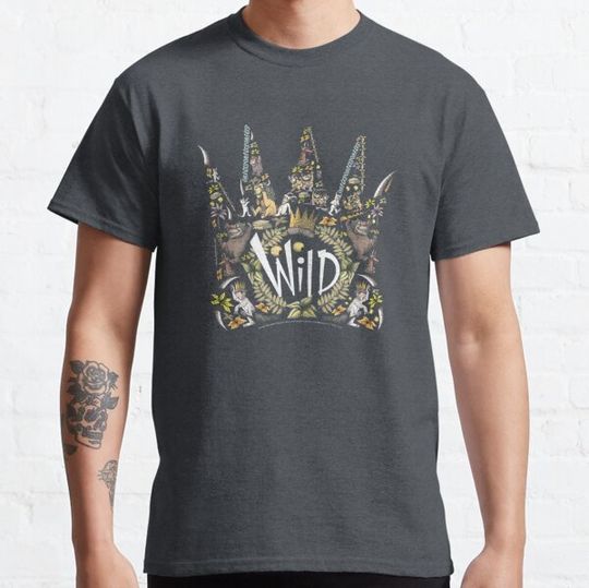 Discover Wild Things Crown Collage Graphic
