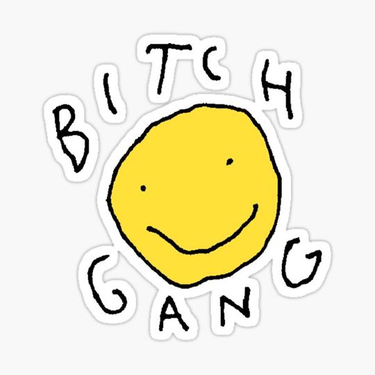 Discover bitch gang yellow smiley