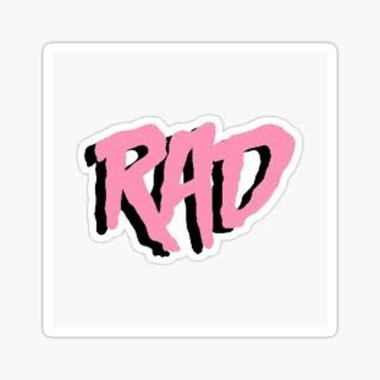 Discover super cute rad sticker