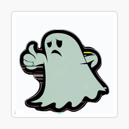 Discover Ghost  of Disapproval Sticker