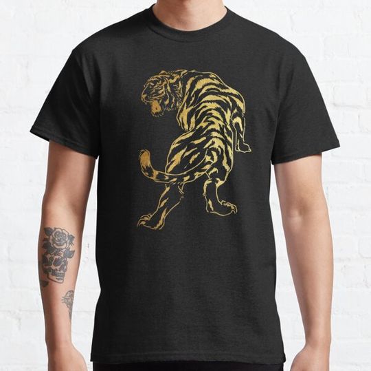 Discover Golden Tiger Sketch Tattoo Style Year of the Tiger 2022