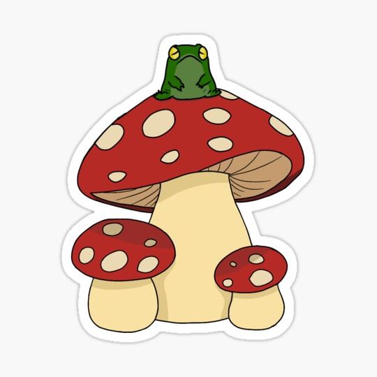 Discover frog and shrooms