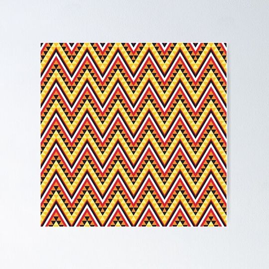 colorful ethnic geometric pattern