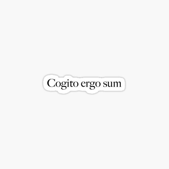 Discover Cogito ergo sum