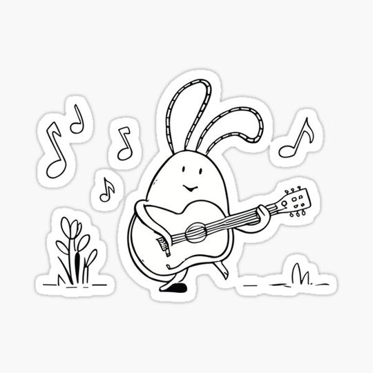 Discover Squiggles Playing Guitar