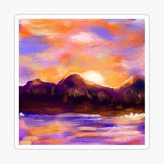 Discover Mountain sunset