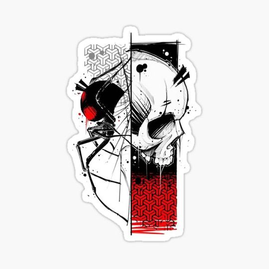 Discover Cyberpunk Skull Spider Urban Goth Style