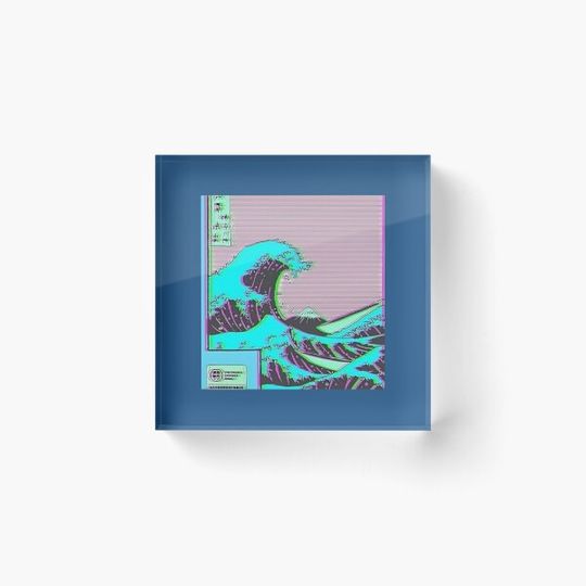 Discover The Great Wave off Vaporwave Kanagawa
