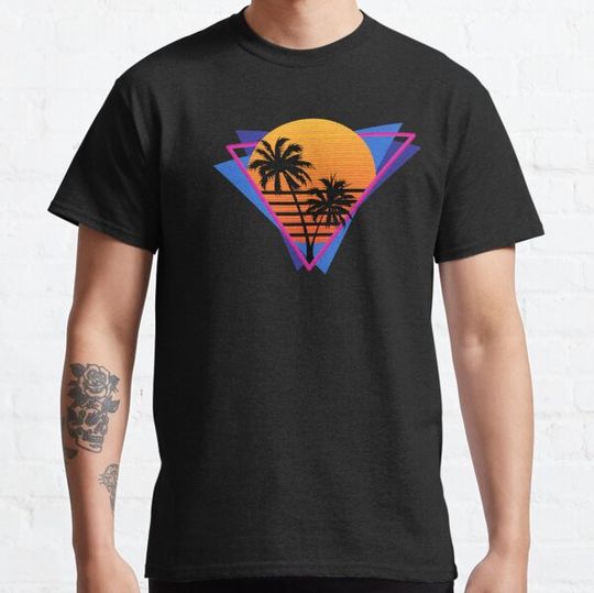 Discover 80s Inspired Synthwave Sun Design