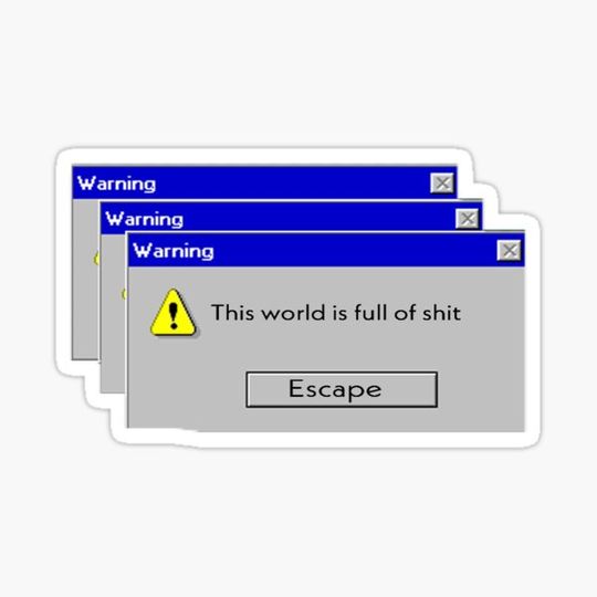 Discover Windows warning