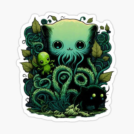 Discover Caththulu and Friends | Cat Cthulhu | Lovecraft Creatures