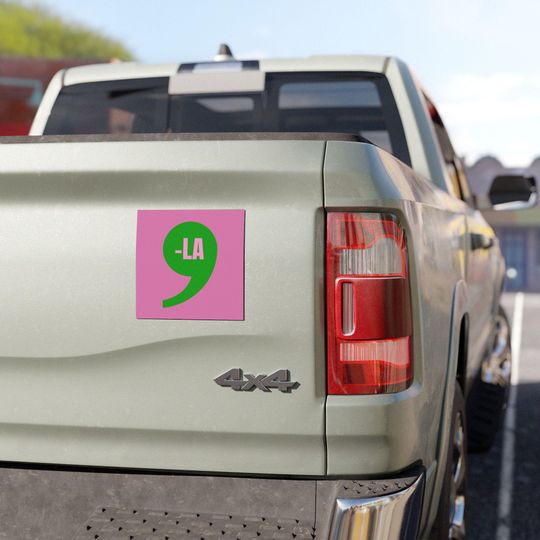 Discover Komma-La 2024 Car Magnet