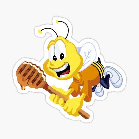 Discover Honey Nut Cheerios Mascot Buzz the Bee Illustration