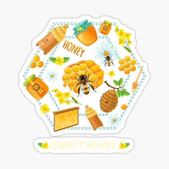 Discover Happy Bee collects honey