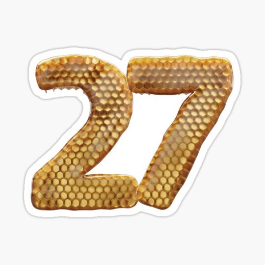 Discover 27 Number 3d Honey Numbers Font