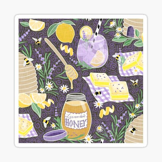Discover Lavender honey bee and Lemon Treats
