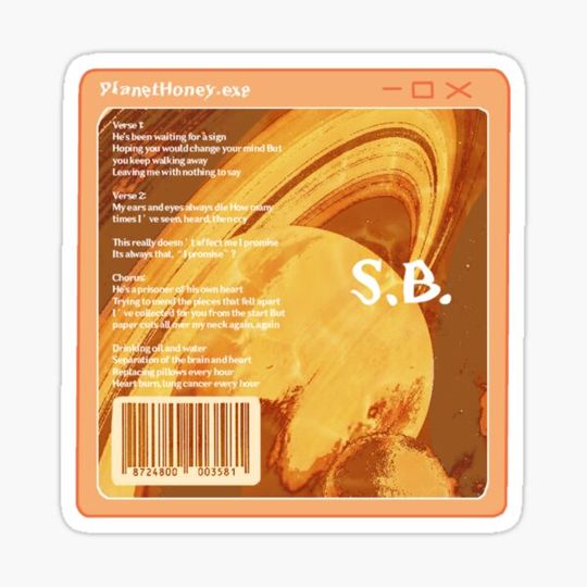 Discover Planet Honey Window honey Collection Sticker (INDIVIDUAL)