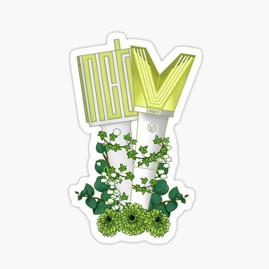 Discover NCT 127/ NCT and WayV Floral Lightstick kpop