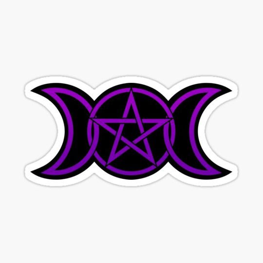 Discover Triple Moon Goddess purple
