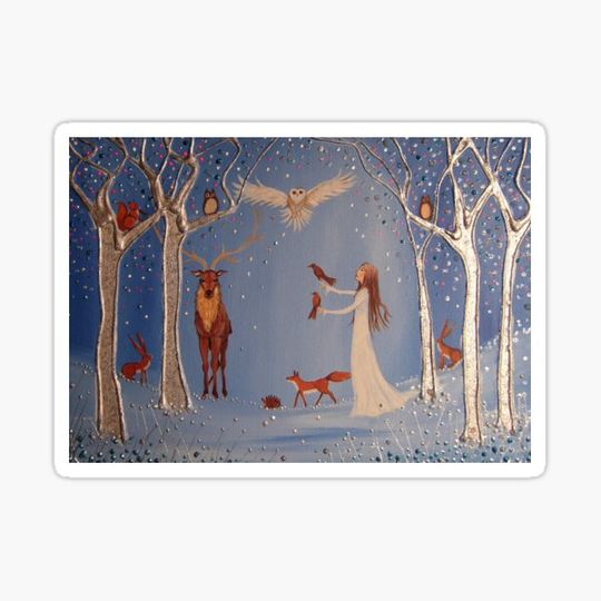 Discover Forest Goddess,Goddess Art,Pagan Art,Wiccan Art