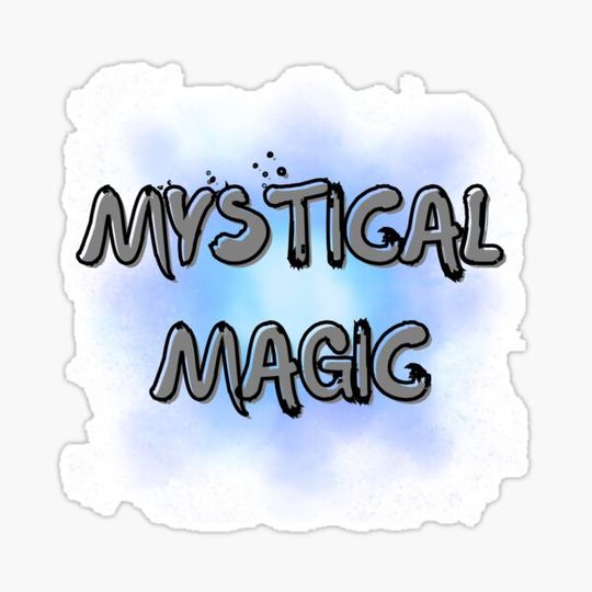 Discover Mystical Magic Logo Pagan Wiccan Witch