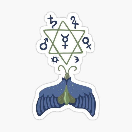 Discover Wiccan Witchy Butterfly