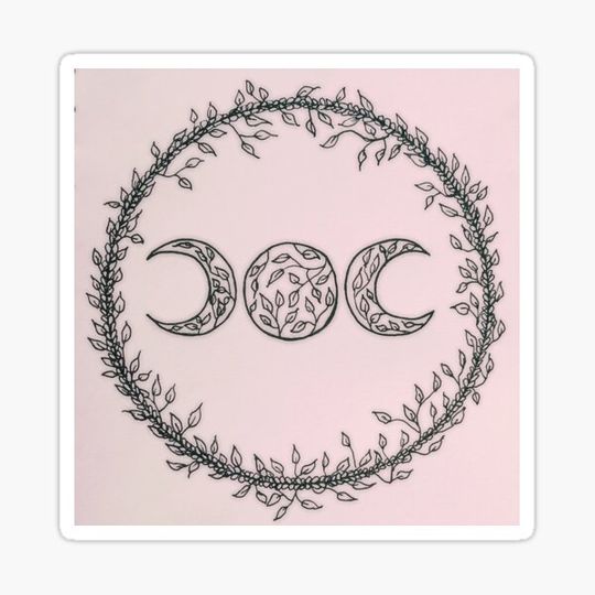 Discover Triple Moon Goddess Wreath