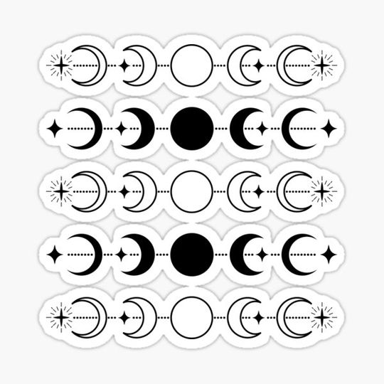 Discover Phases of the Moon Celestial Astrology Magic Pagan Wiccan