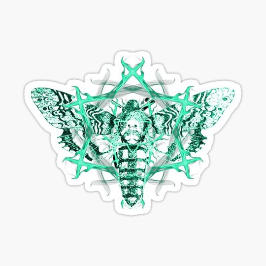 Discover Death's-Head Hawkmoth Occult [Green]