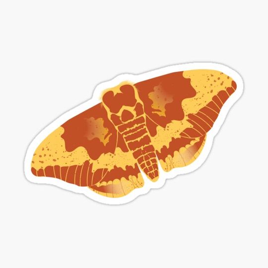 Discover Cute Imperial Moth Sticker