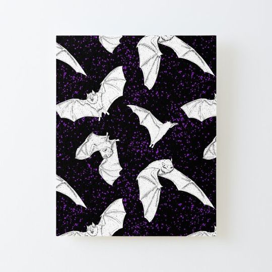 Discover Gothic Bats with Purple Splatter