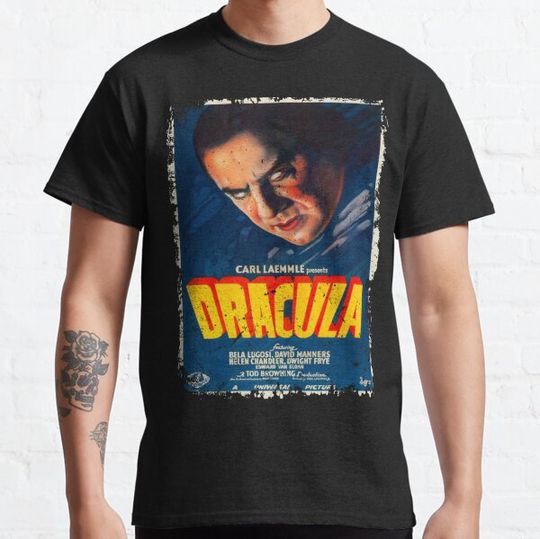 Discover Dracula Vintage Movie Poster
